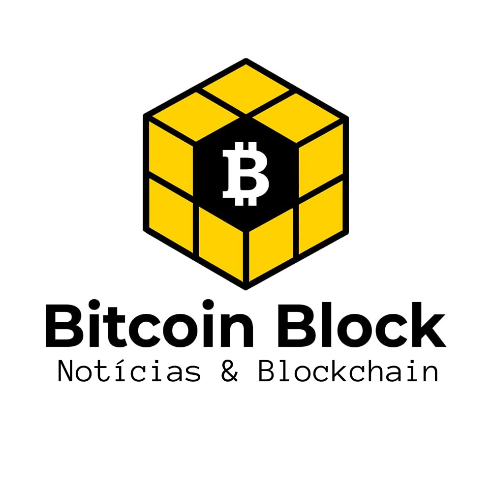 Bitcoin Block logo — vertical